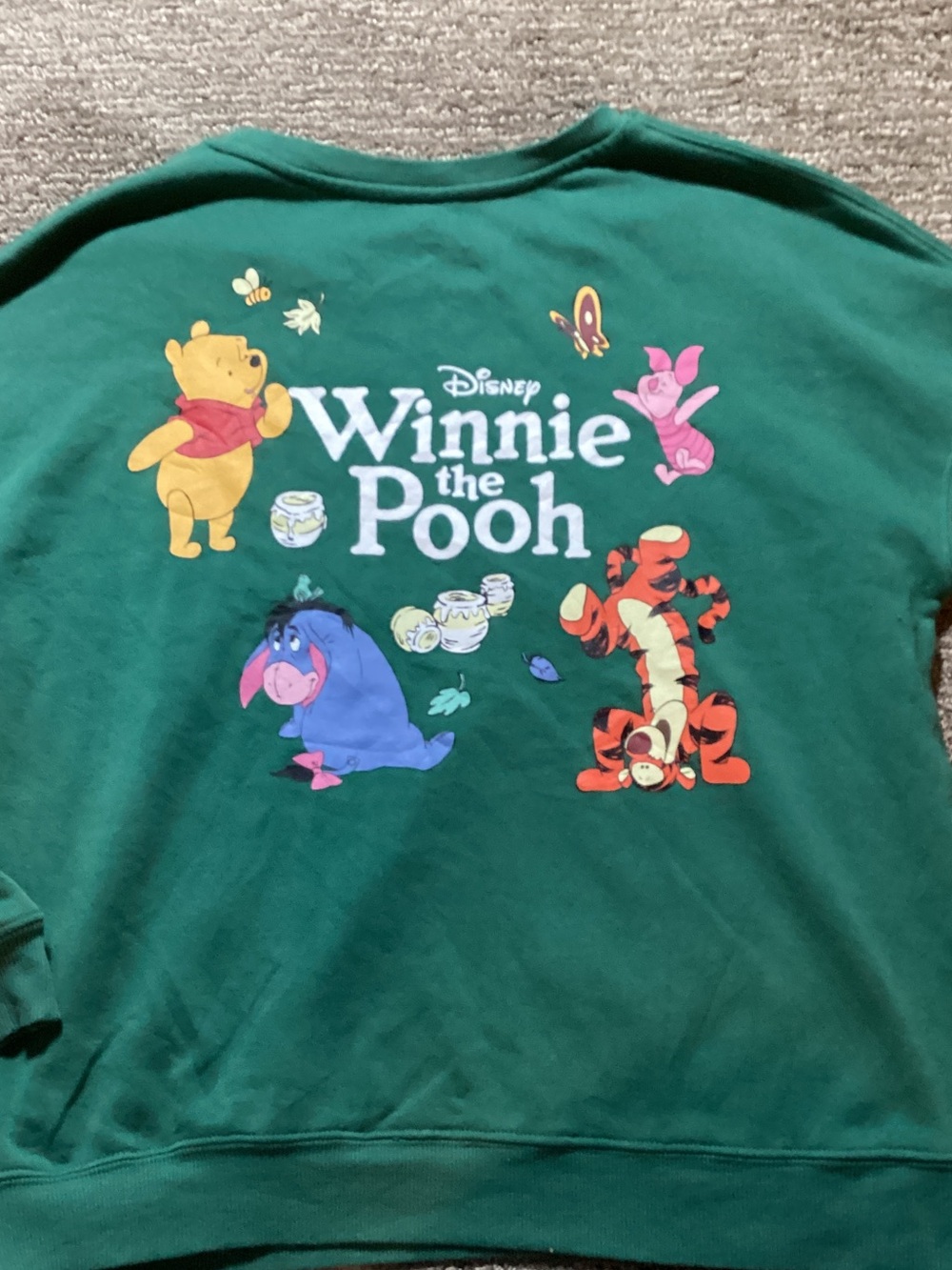 Hybrid Apparel Green Disney Winnie the Pooh Logo Sweatshirt - Picture 5 of 6